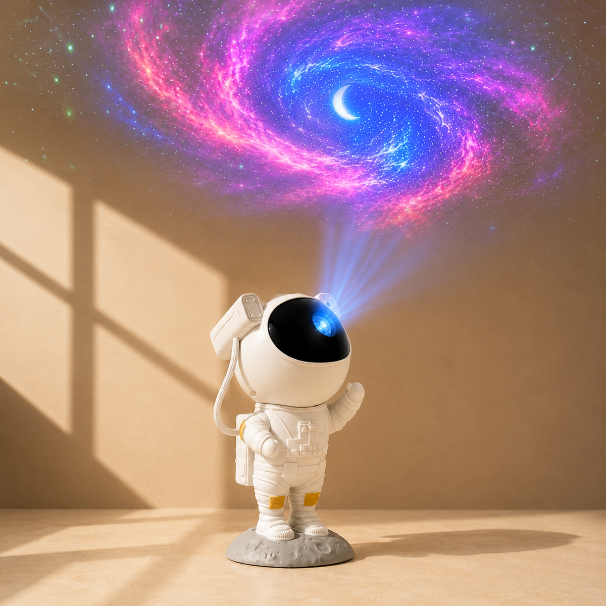 Astronaut Galaxy Projector Night Light | LED Star & Nebula Projector for Kids & Bedroom